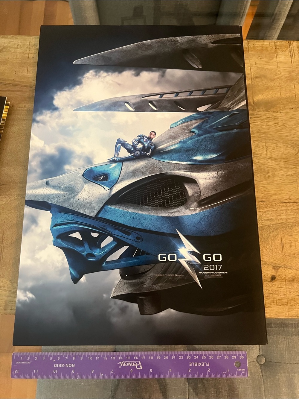 Power Ranger Blue and Silver Go Go 2017 Poster